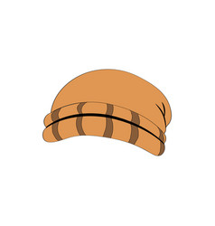 Clipart Hat Of Brown Hat Isolated On White