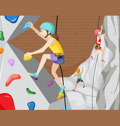 Indoor Rock Climbing Gym