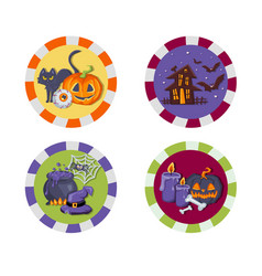 Set Stickers For Halloween Horror Movie