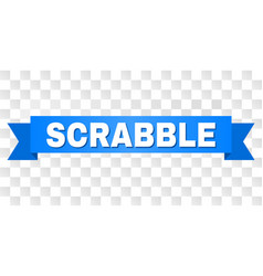 Blue Tape With Scrabble Title