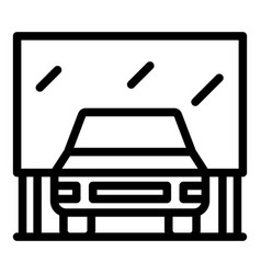 Car Cinema Icon Outline Auto Screen