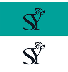 Face Women Beauty Logo Letter Sy