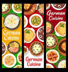 German Cuisine Restaurant Food Banners