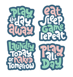 Kids room quotes Royalty Free Vector Image - VectorStock