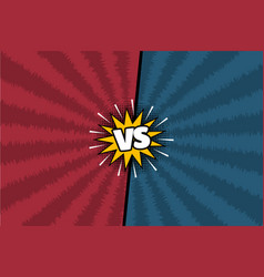 Versus Vs Battle Screen Background Red And Blue