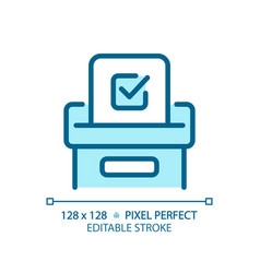 2d Editable Pixel Perfect Blue Voting Icon