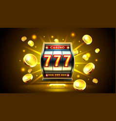 Casino 777 Banner Slots Machine Winner Jackpot