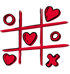 Game Tic Tac Toe With Hearts