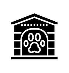 Pet Paw Booth Glyph Icon