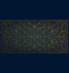 Art Deco Geometric Pattern Luxury Modern