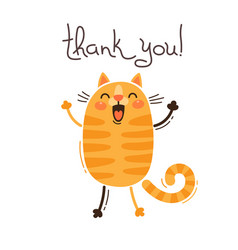 Funny Cat Says Thank You