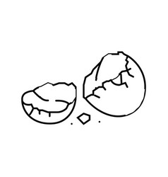 Shell Egg Chicken Line Icon