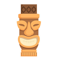 Totem Stone Icon Cartoon Inca Statue