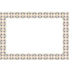 Decorative Frame With Floral Pattern Elegant