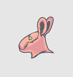 Rabbit Head Mascot