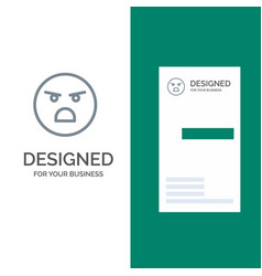 Emojis Emotion Faint Feeling Grey Logo Design