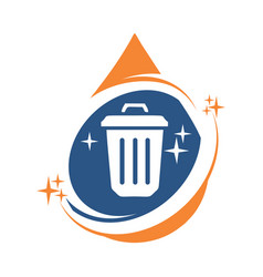 Trash Bin Logo Icon