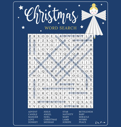 Christian Religious Christmas Word Search Puzzle