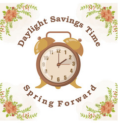 Daylight Saving Time Concept The Clocks Moves