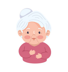 Grandma Happy Cartoon