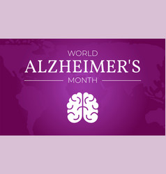 World Alzheimers Month Background