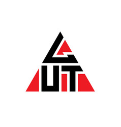 Lut Triangle Letter Logo Design