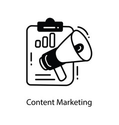 Content Marketing Doodle Semi Solid Icon Desi