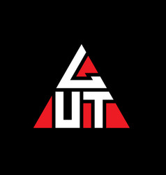 Lut Triangle Letter Logo Design