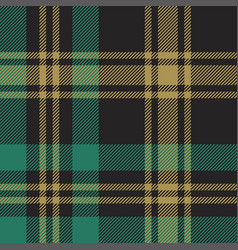 Tartan Plaid Pattern Background Dark Green Gold