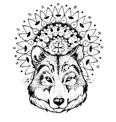 Wolf Mandala