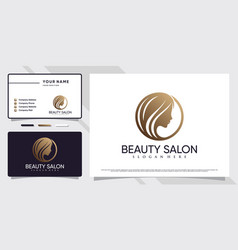 Beauty Women Logo Design For Salon Spa