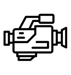 Cinema Camera Icon Outline Car Drive