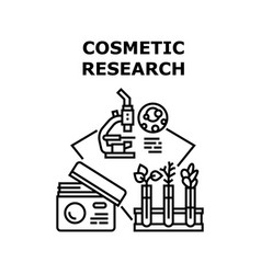 Cosmetic Research Lab Concept Black