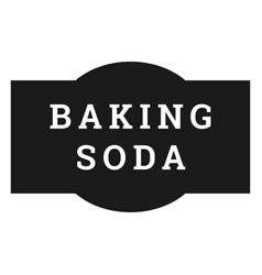 Baking Soda Label