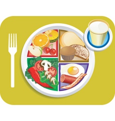 Dinner items Royalty Free Vector Image - VectorStock