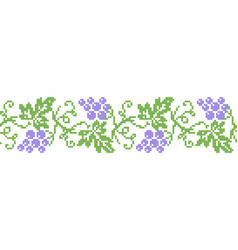 Grape Border Background For Wine Or Juice