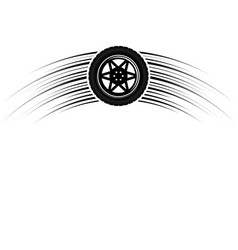 Car Wheel Rotation Symbol