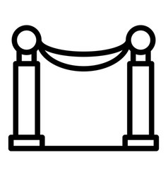 Cinema Barrier Icon Outline Car Screen