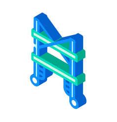 Scaffolding Civil Engineer Isometric Icon