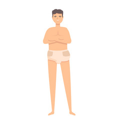 Boy Diaper Icon Cartoon Adult Health