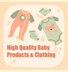 High Quality Baby Products And Clothing Banner