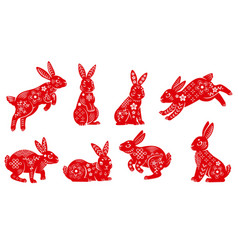 Lunar Oriental Rabbits New 2023 Chinese Year Of