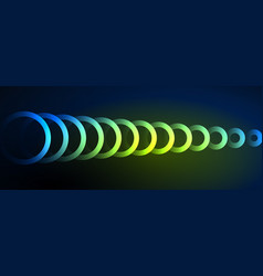 Neon Shiny Circles Abstract Background Technology