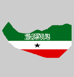 Republic Somaliland Map Flag