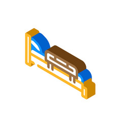 Bed Rail Kid Bedroom Isometric Icon