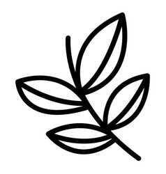 Dill Oregano Icon Outline Leaf Herb