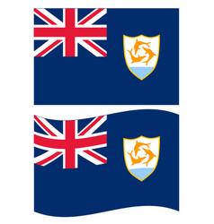 Flag Of Anguilla Anguilla National Waving