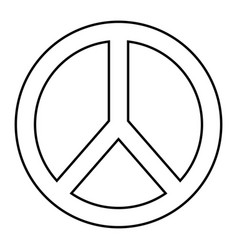 Peace and love symbol Royalty Free Vector Image