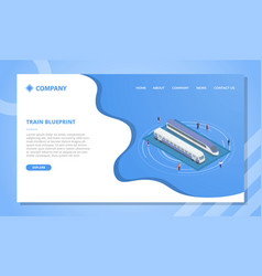 Train Blueprint Concept For Website Template