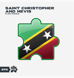 Saint Christopher And Nevis Flag Puzzle